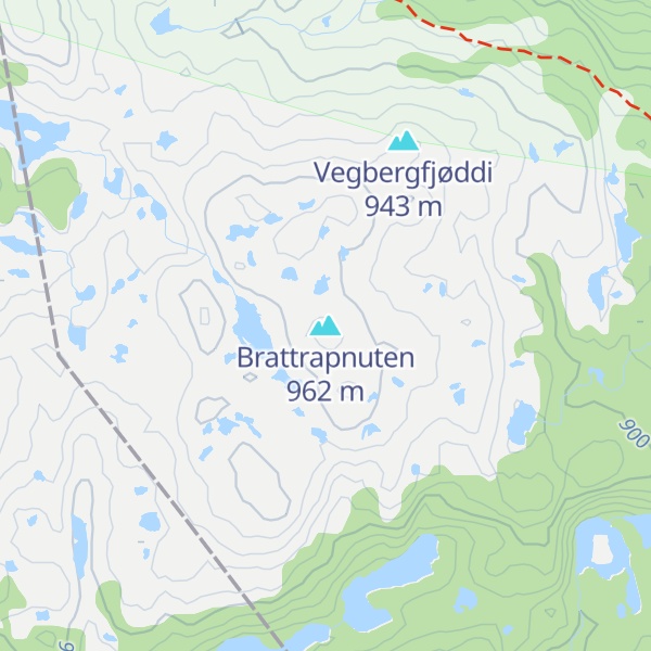 Map of Brattrapnuten