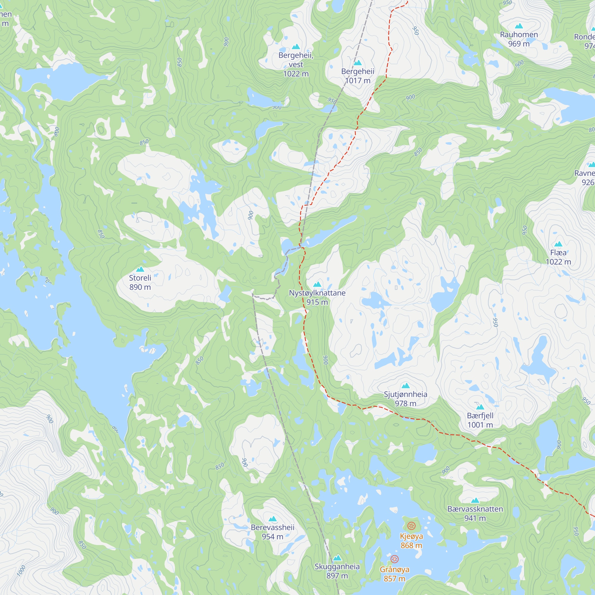 Nystøyl map