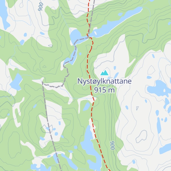 Map of Nystøyl