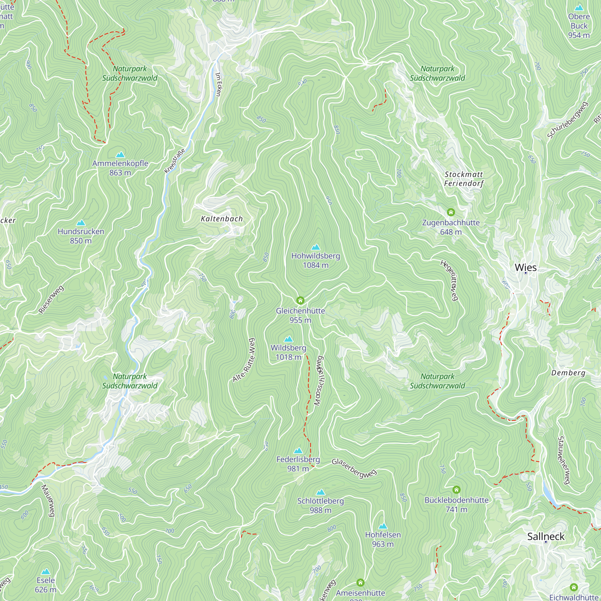Gleichenhütte map