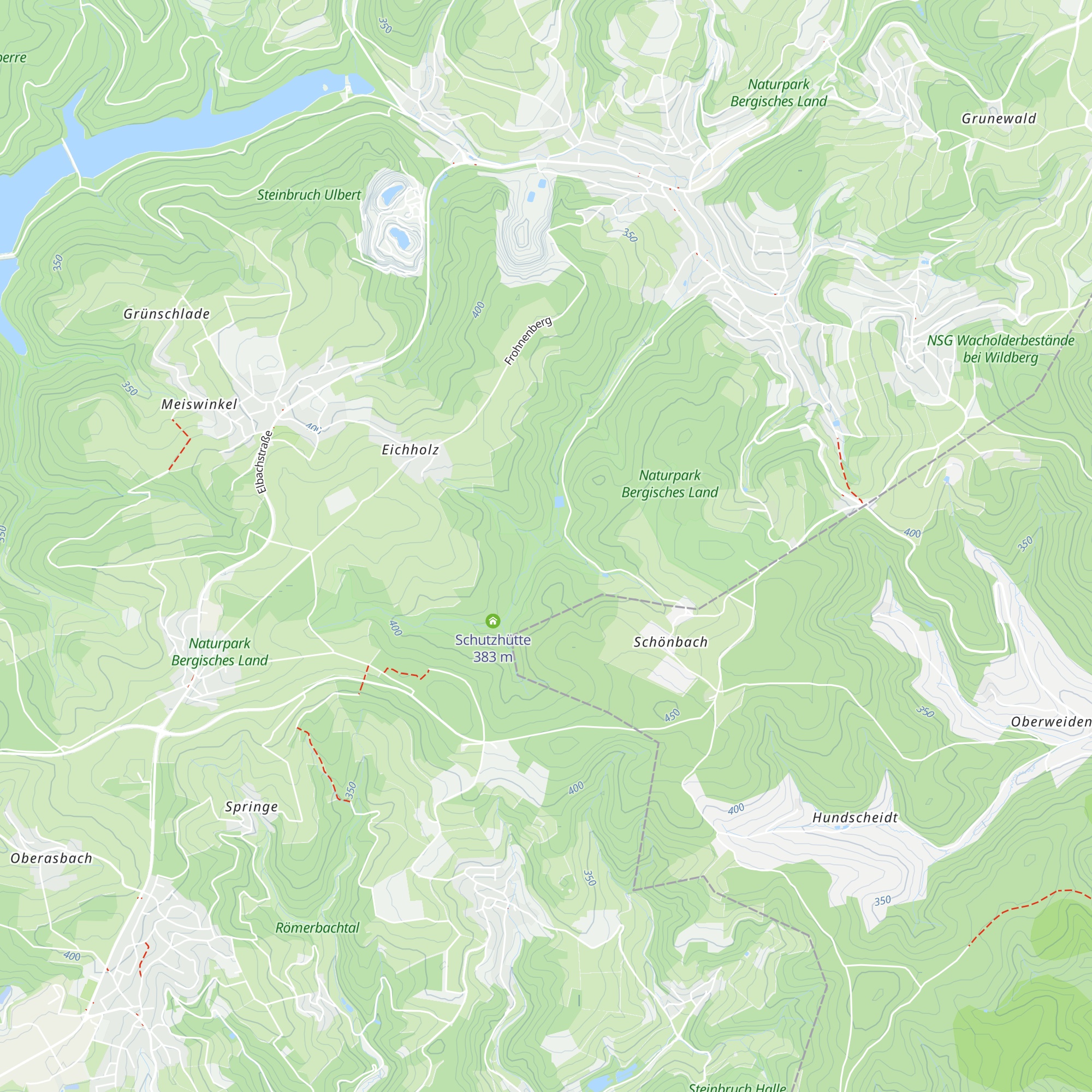 Schönenbacher Hütte map