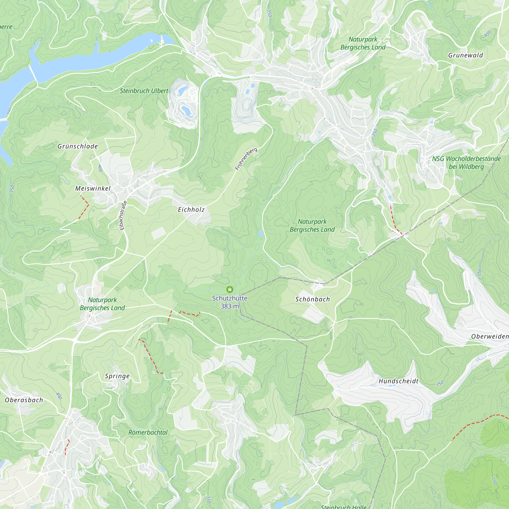 Schönenbacher Hütte map