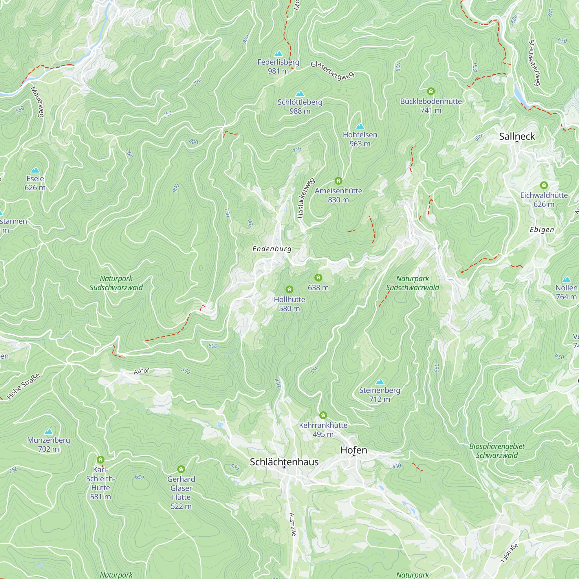 Höllhütte map