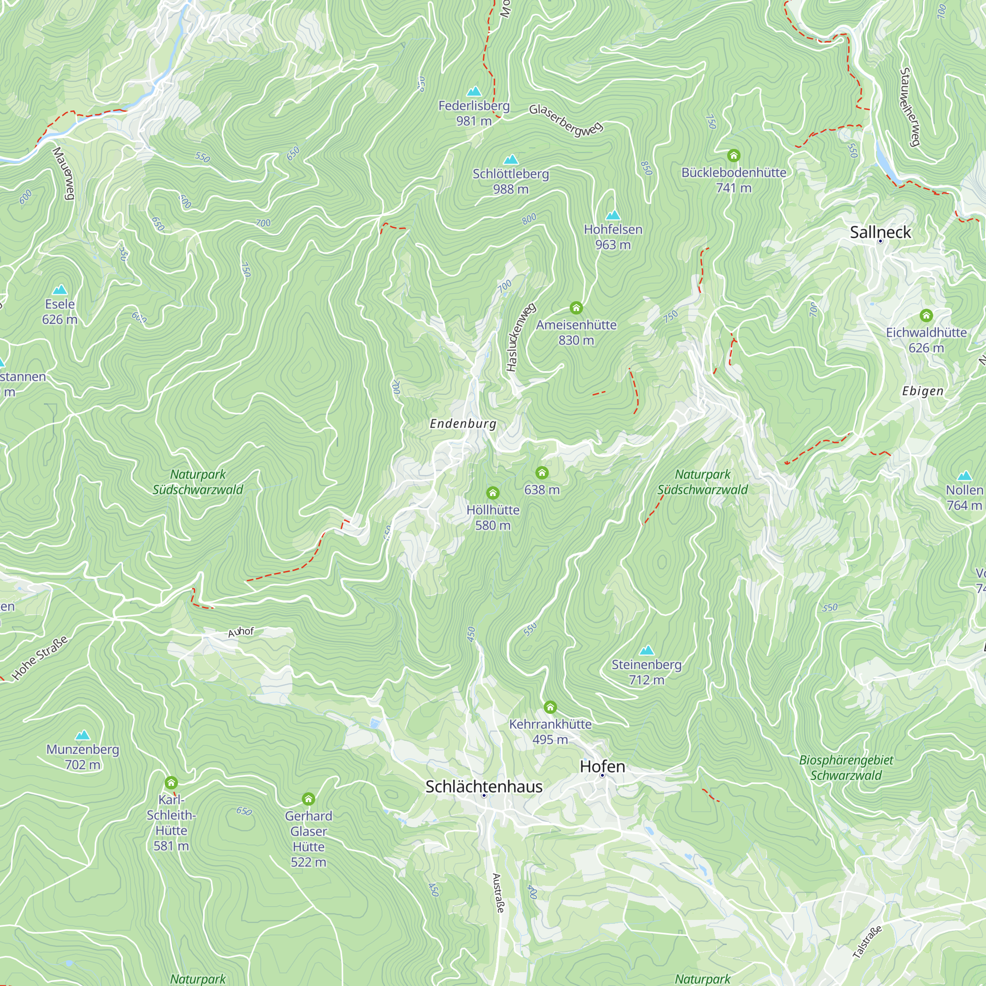 Höllhütte map