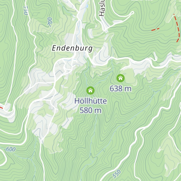 Map of Höllhütte