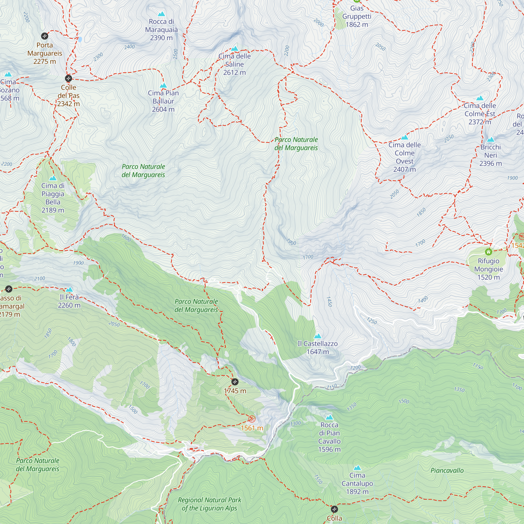 Rifugio Ciarlo Bossi map