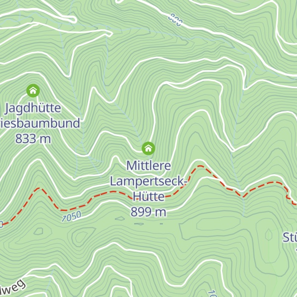 Map of Mittlere Lampertseck-Hütte