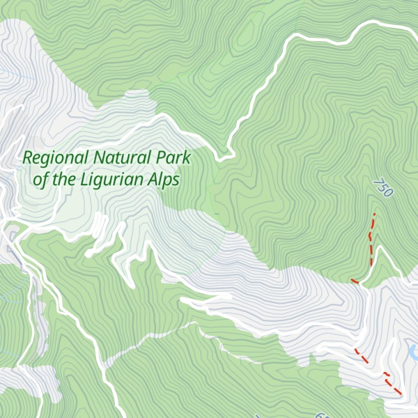 Map of Cima Bossera