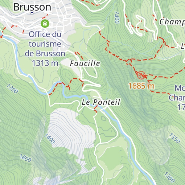 Map of Les Hiboux