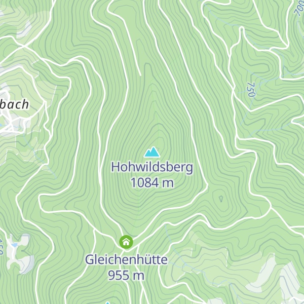 Map of Hohwildsberg