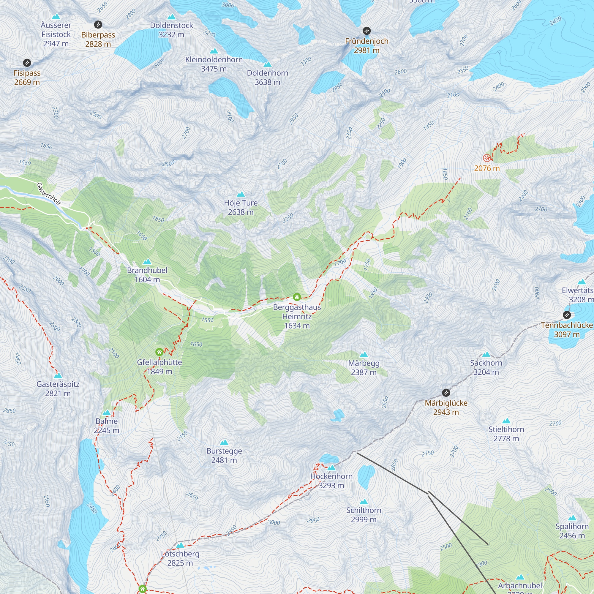Berggasthaus Heimritz map
