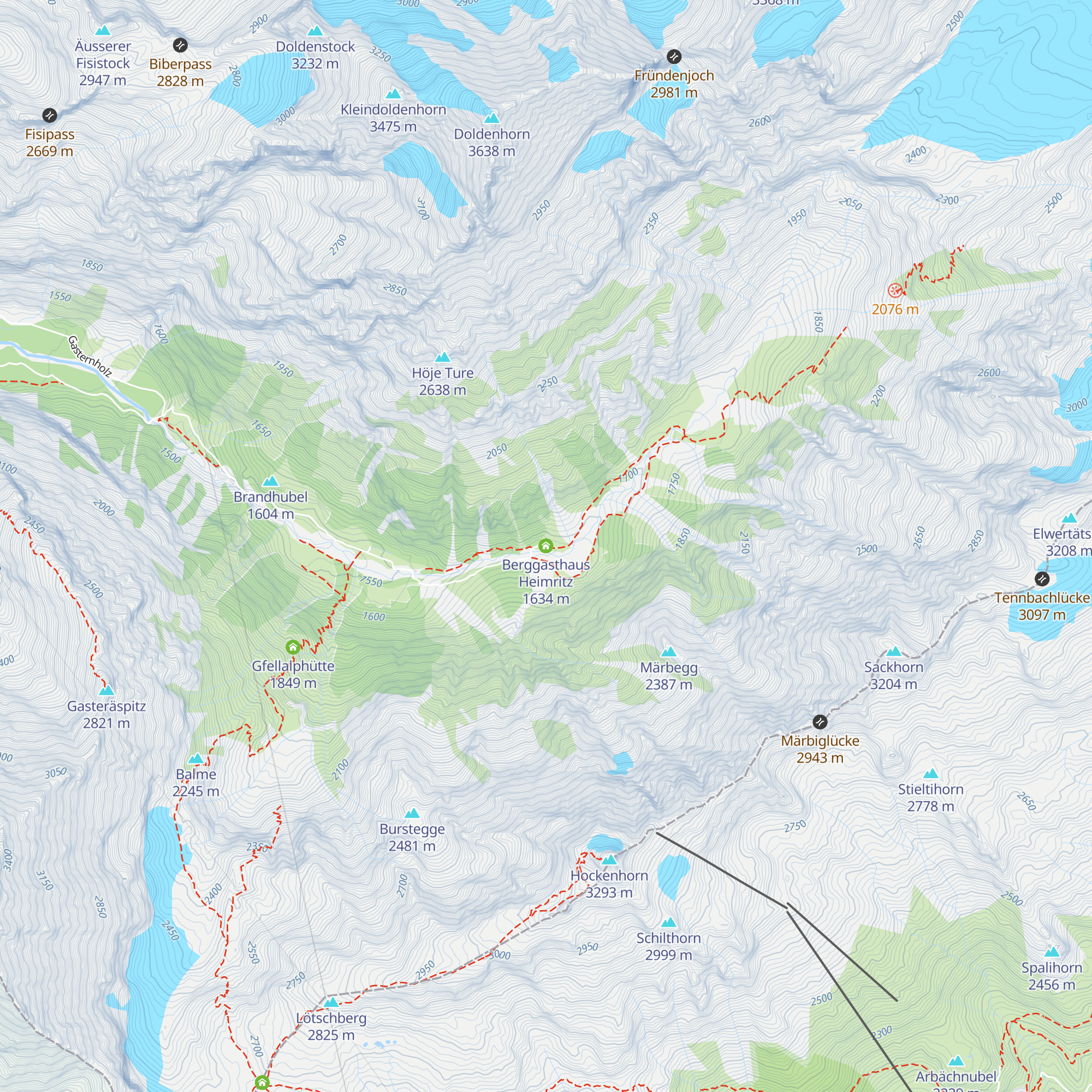 Berggasthaus Heimritz map