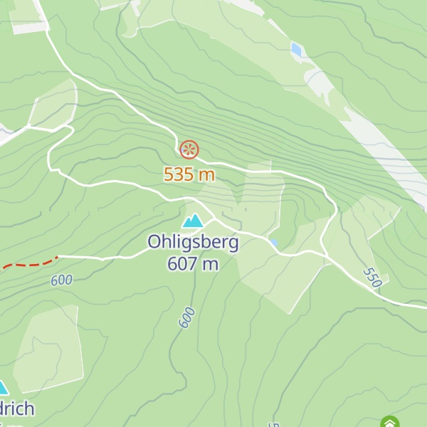 Map of Schutzhütte Ohligsberg