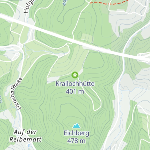 Map of Krailochhütte