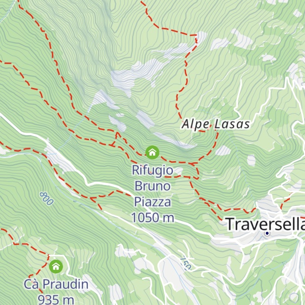 Map of Rifugio Bruno Piazza