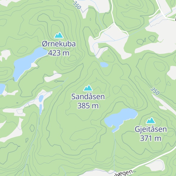 Map of Sandåsen