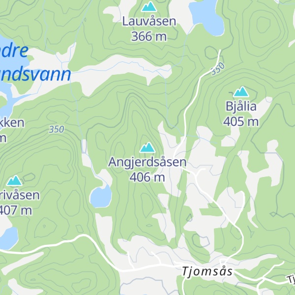 Map of Angjerdsåsen