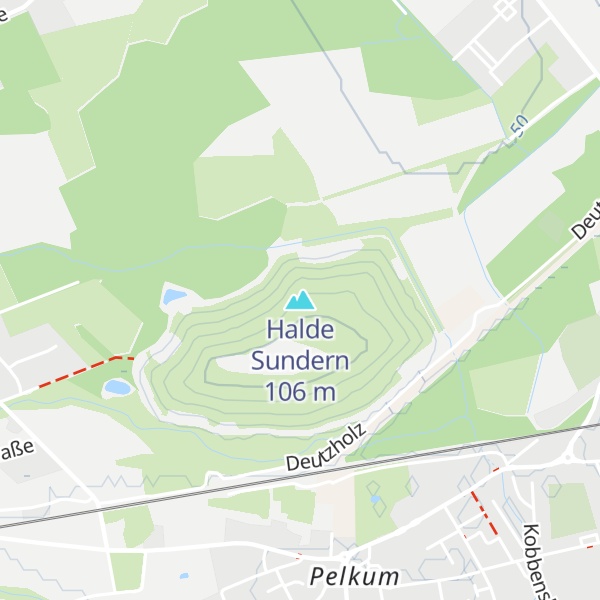Map of Halde Sundern