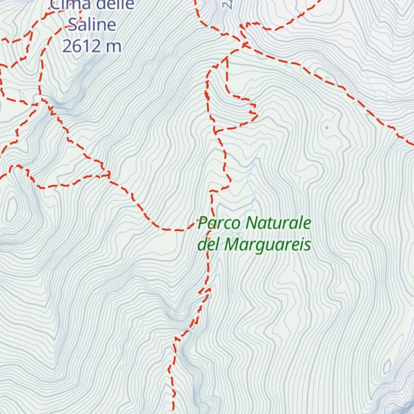 Map of Gias delle saline