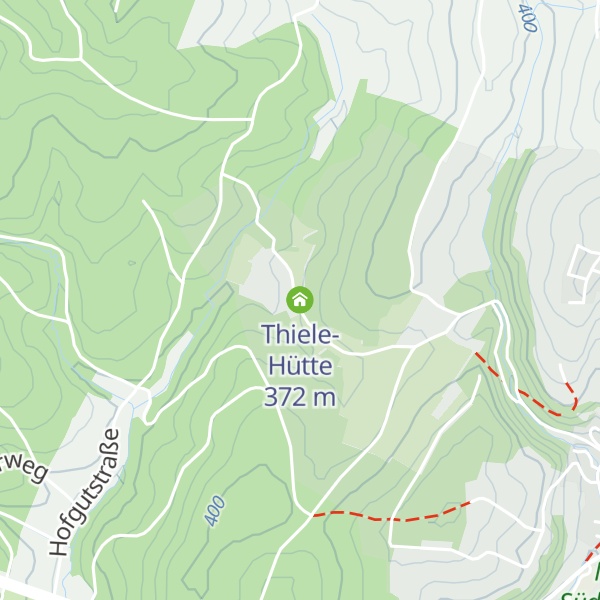 Map of Thiele-Hütte