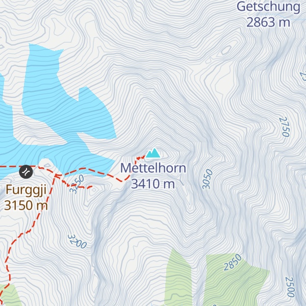 Map of Mettelhorn