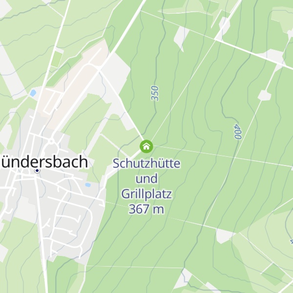 Map of Schutzhütte und Grillplatz