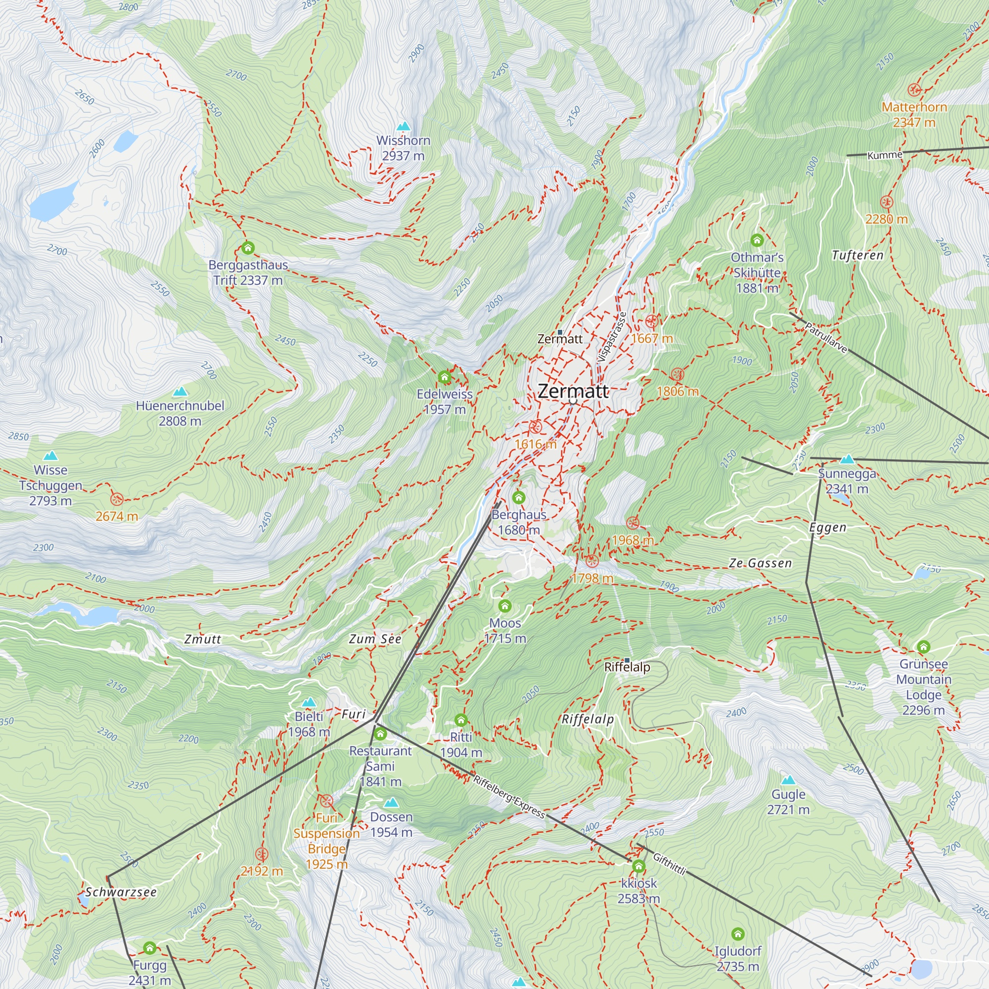 Klein Matterhorn map