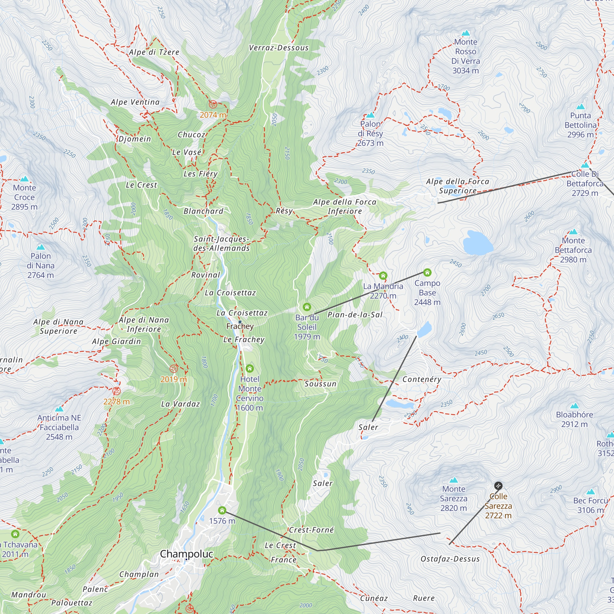 Bar du Soleil map