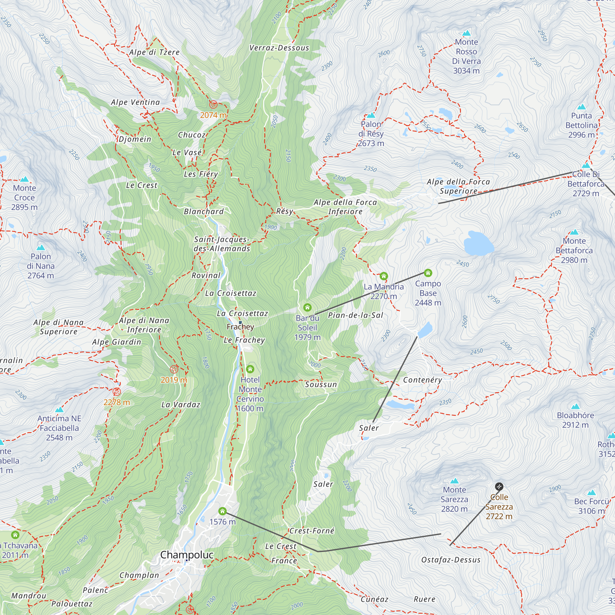 Bar du Soleil map