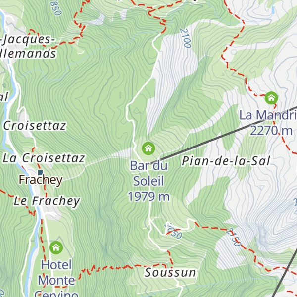 Map of Bar du Soleil