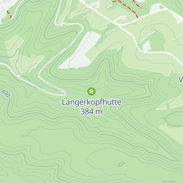 Map of Langerkopfhütte