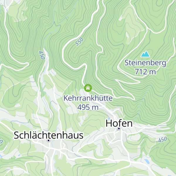 Map of Kehrrankhütte