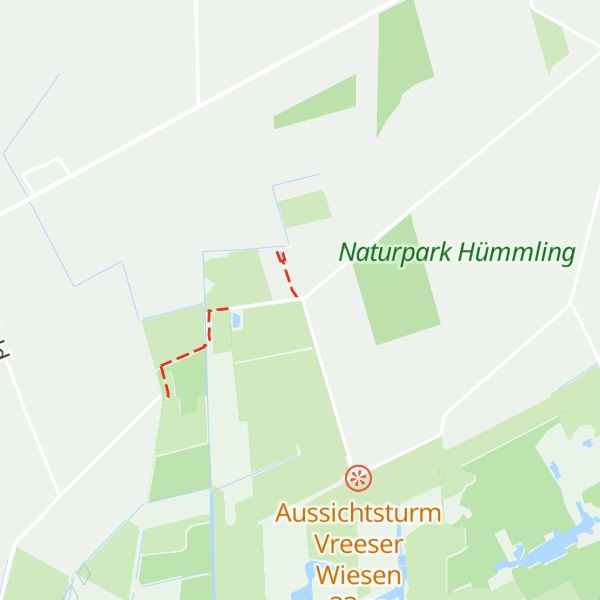 Map of Hütte "Vrees"