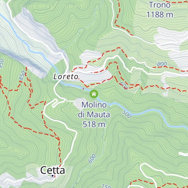 Map of Molino di Mauta