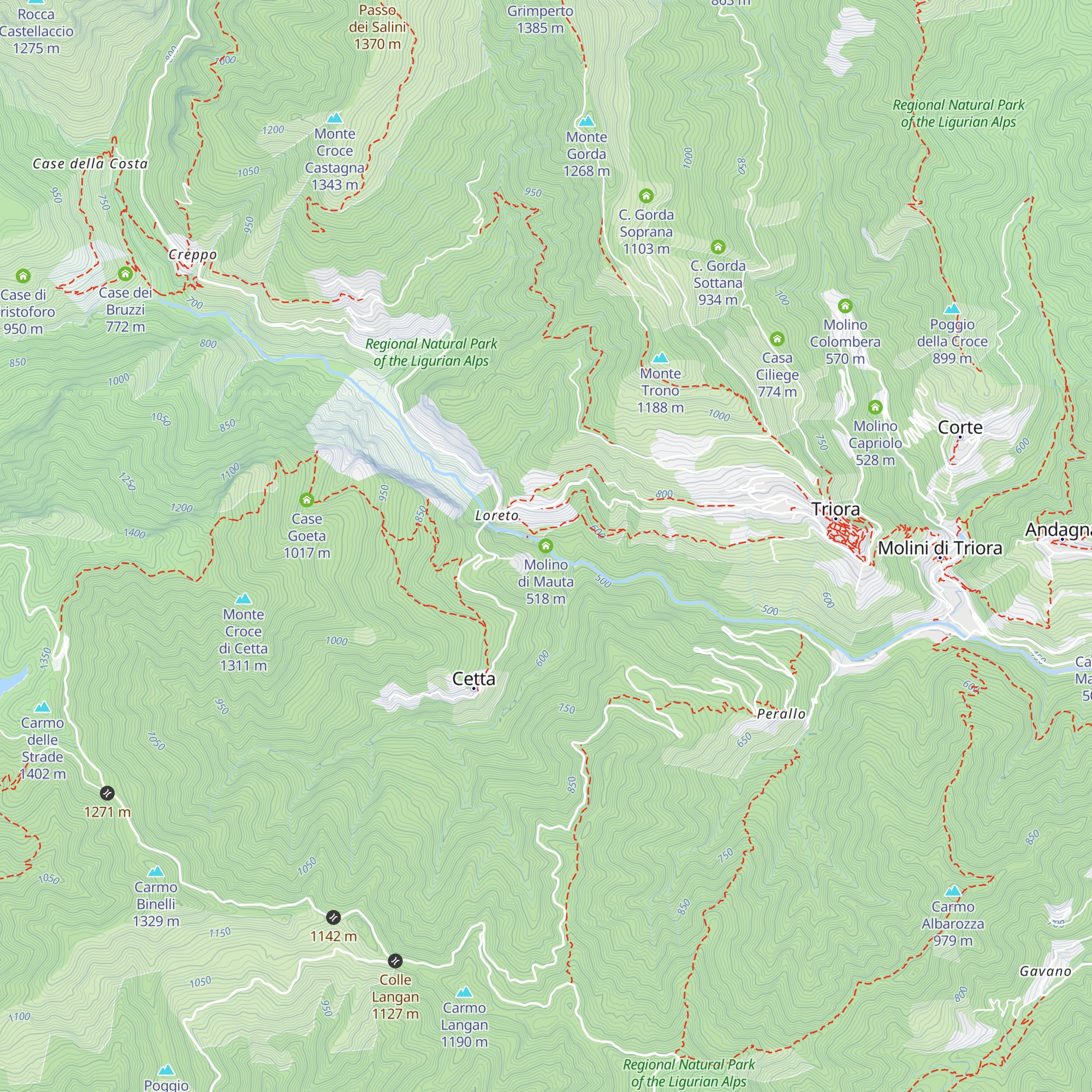 Molino di Mauta map