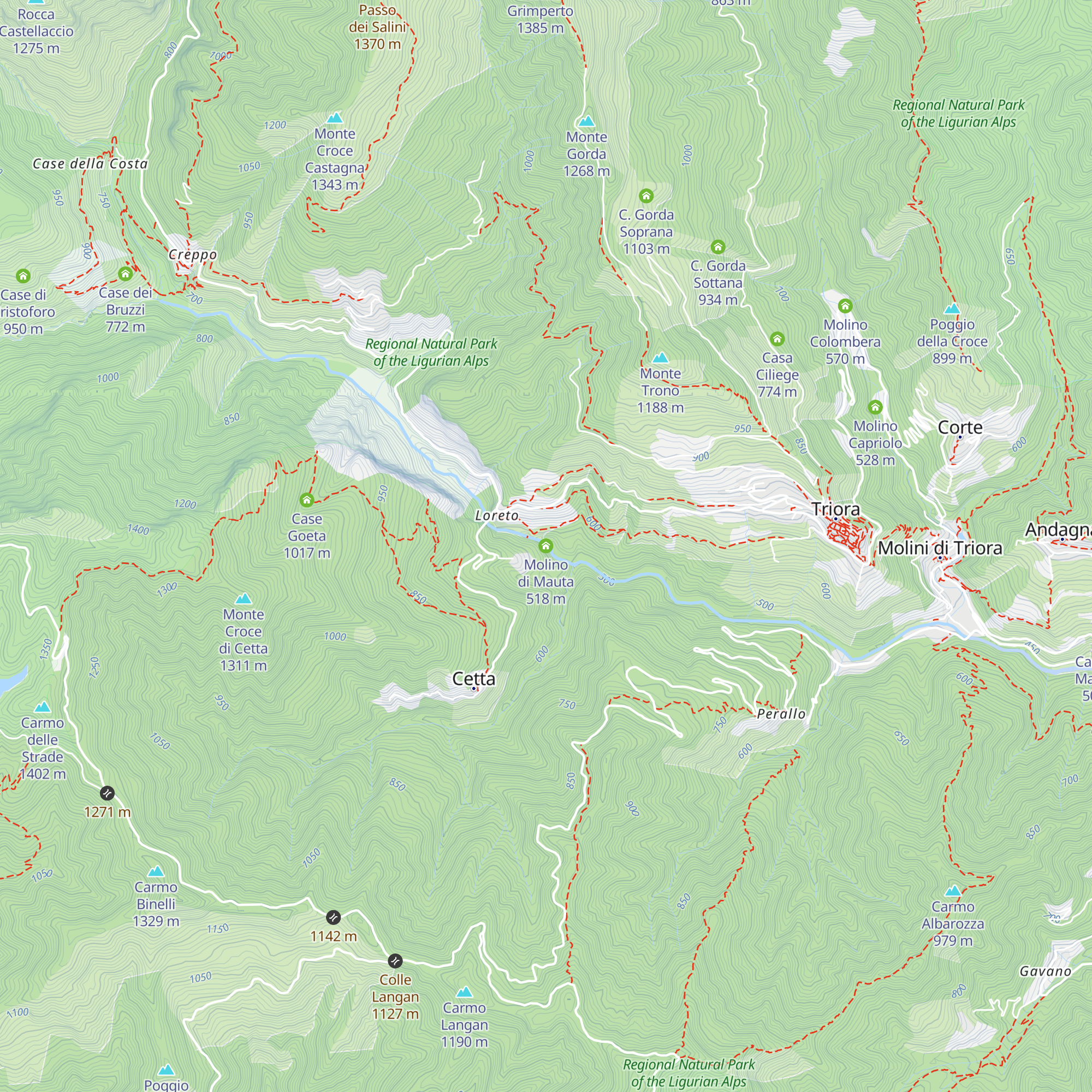 Molino di Mauta map