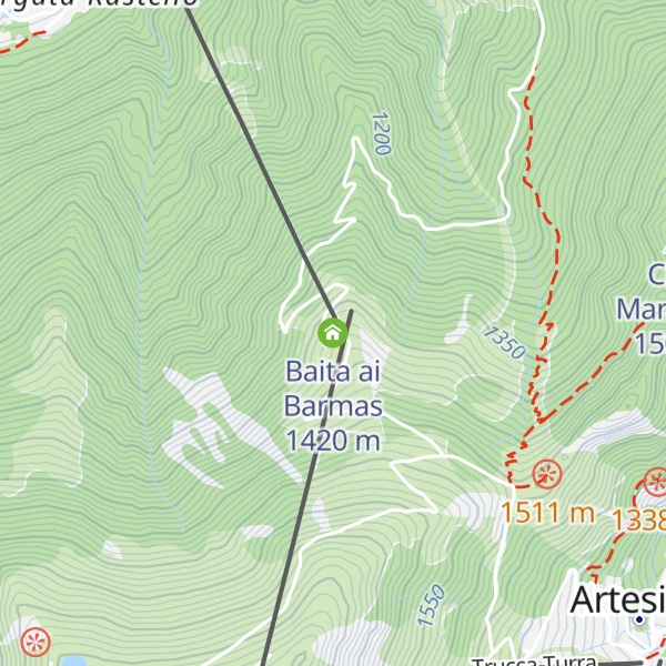 Map of Baita ai Barmas