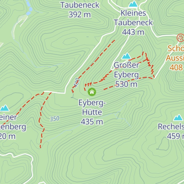 Map of Eyberg-Hütte