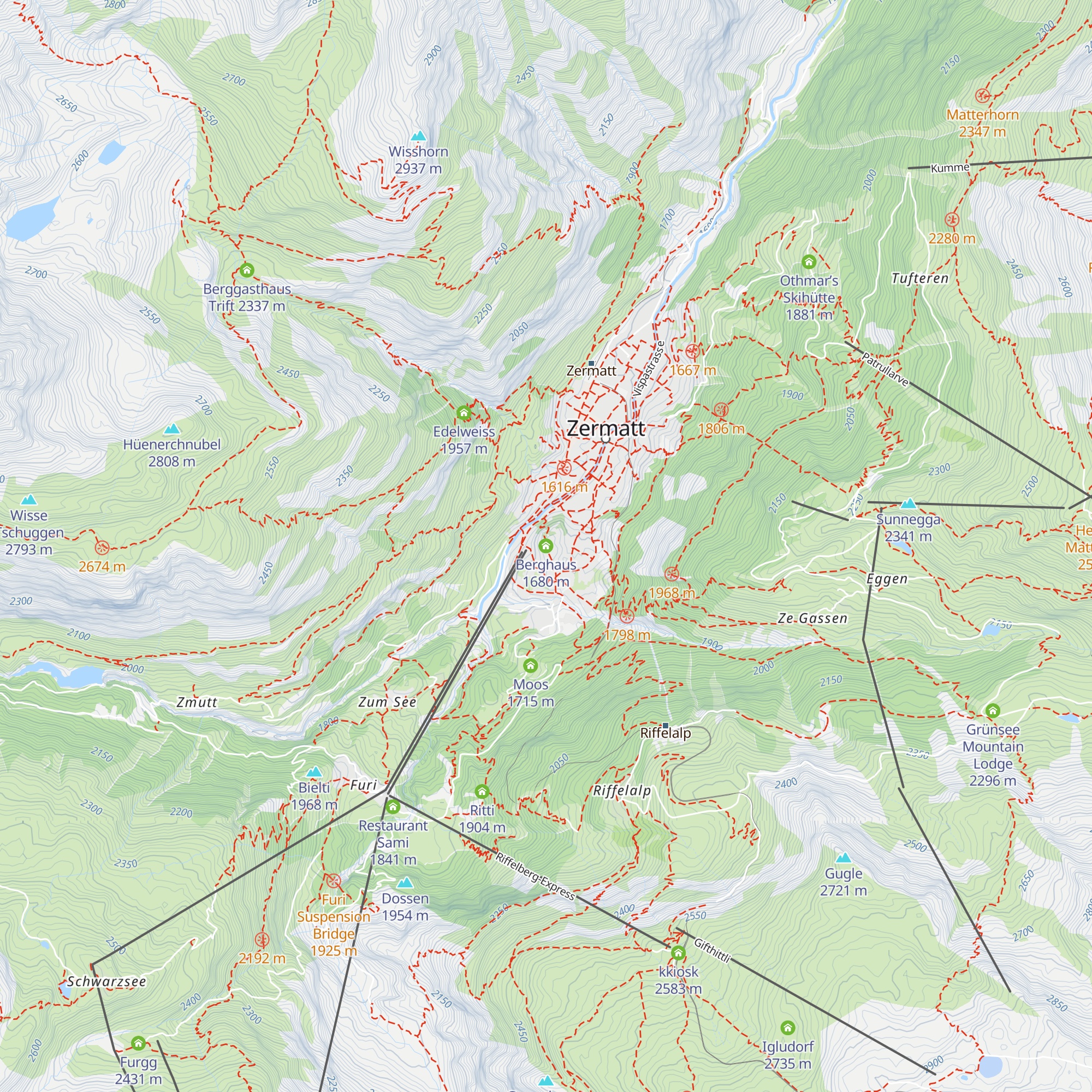 Berghaus map
