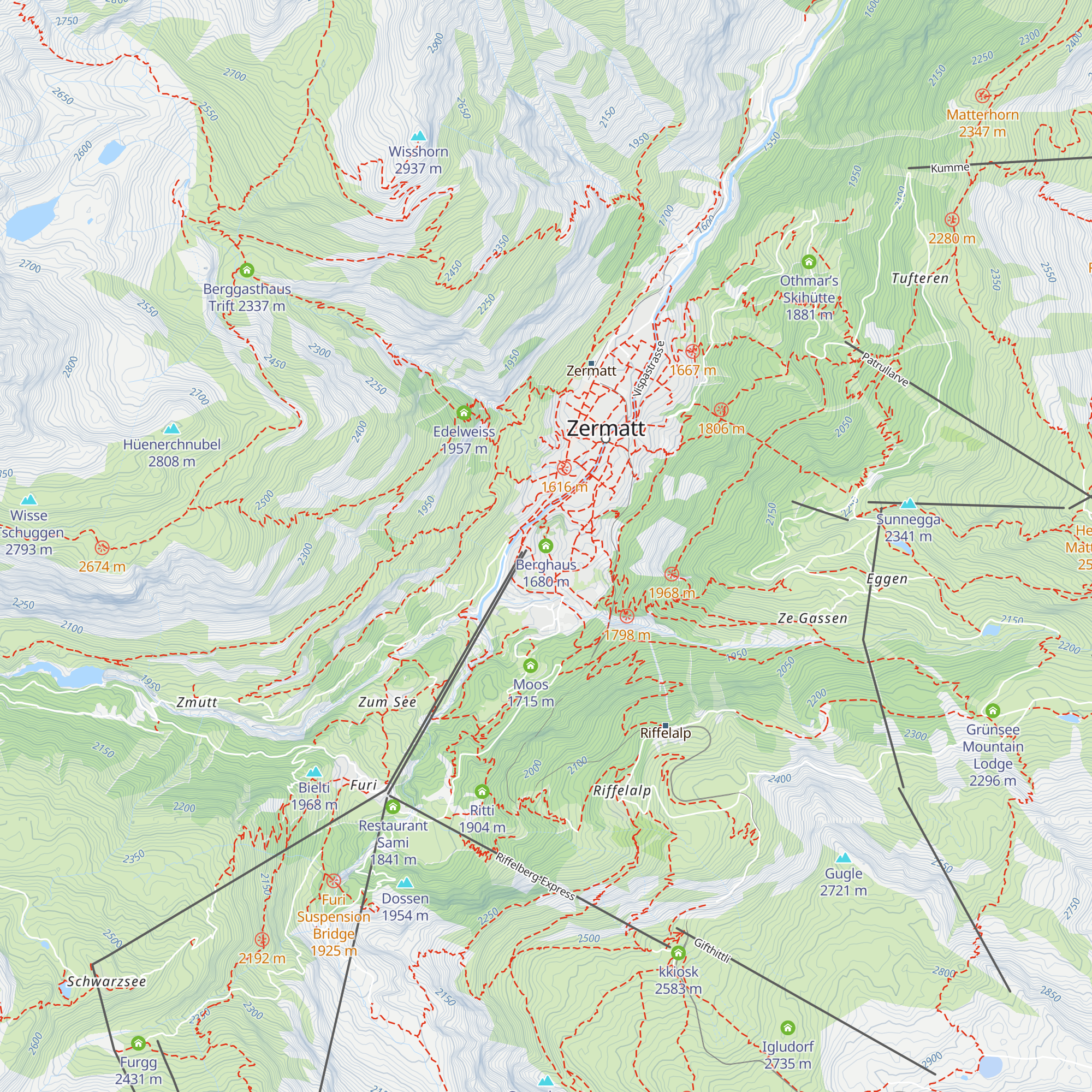 Berghaus map