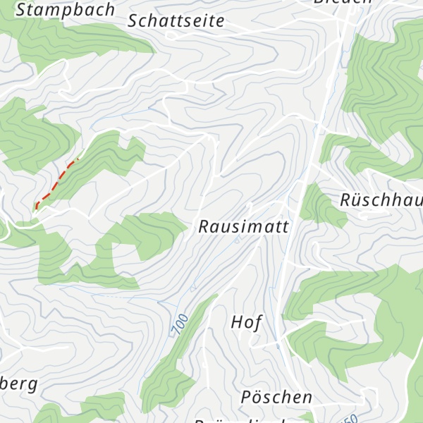 Map of Rausimatthubel