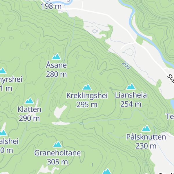 Map of Kreklingshei