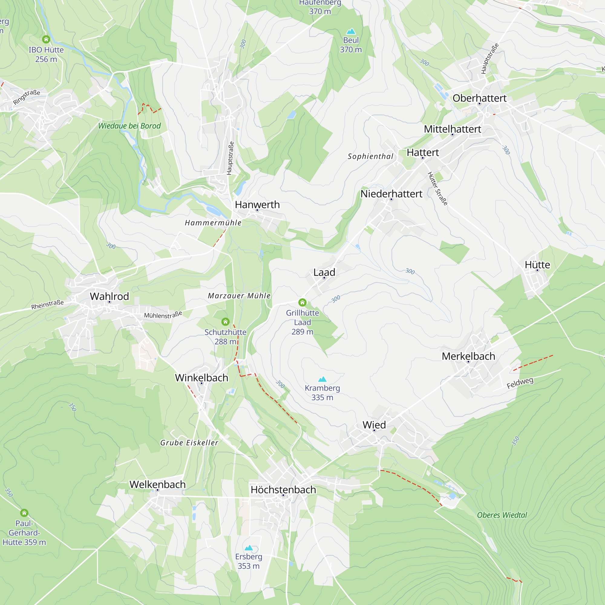 Grillhütte Laad map