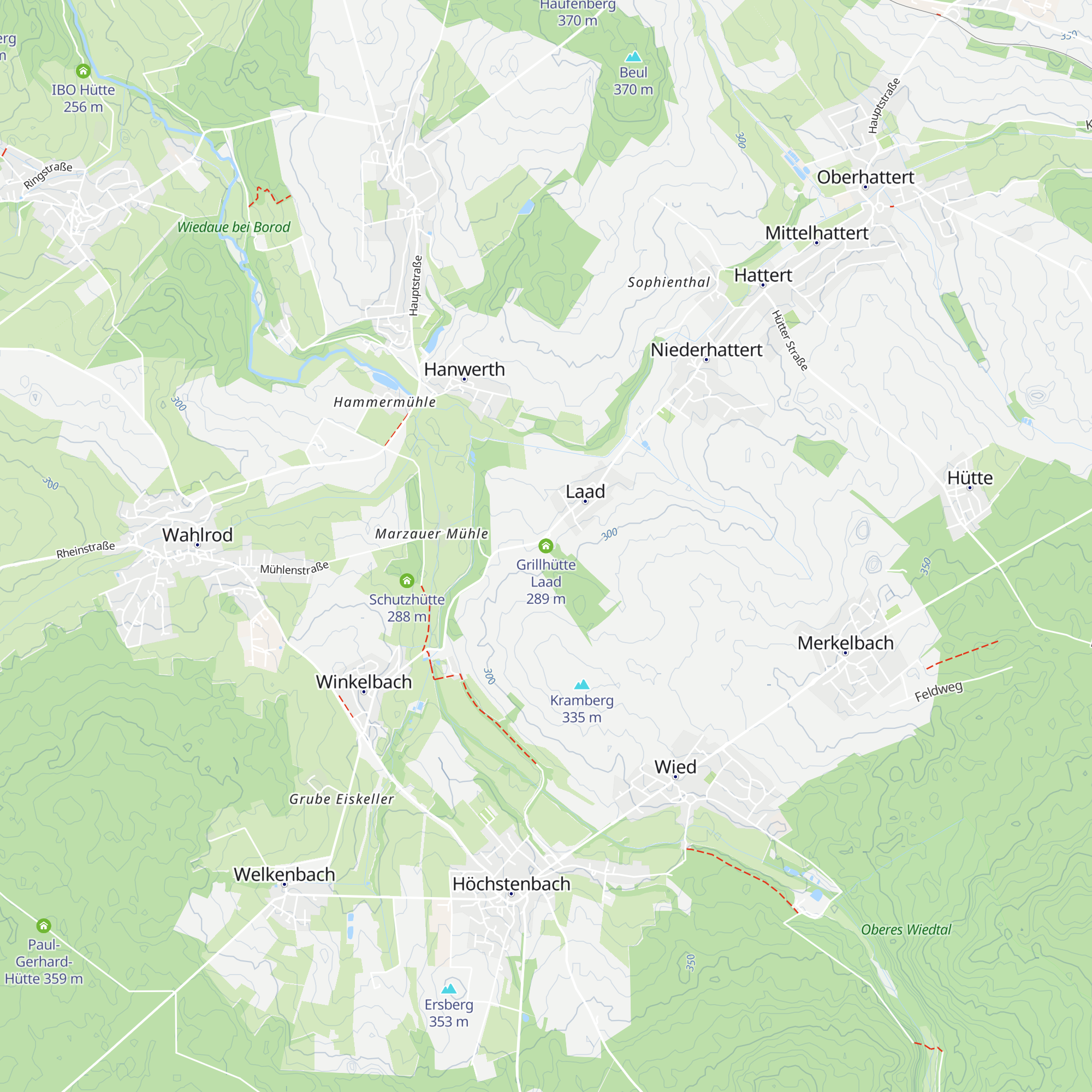 Grillhütte Laad map