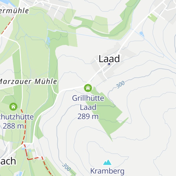 Map of Grillhütte Laad