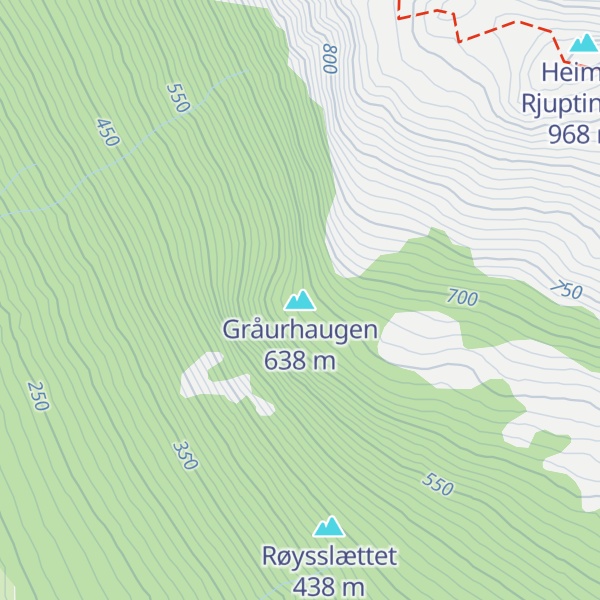 Map of Gråurhaugen