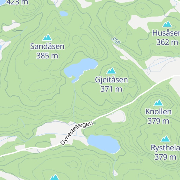 Map of Kvernhuslia