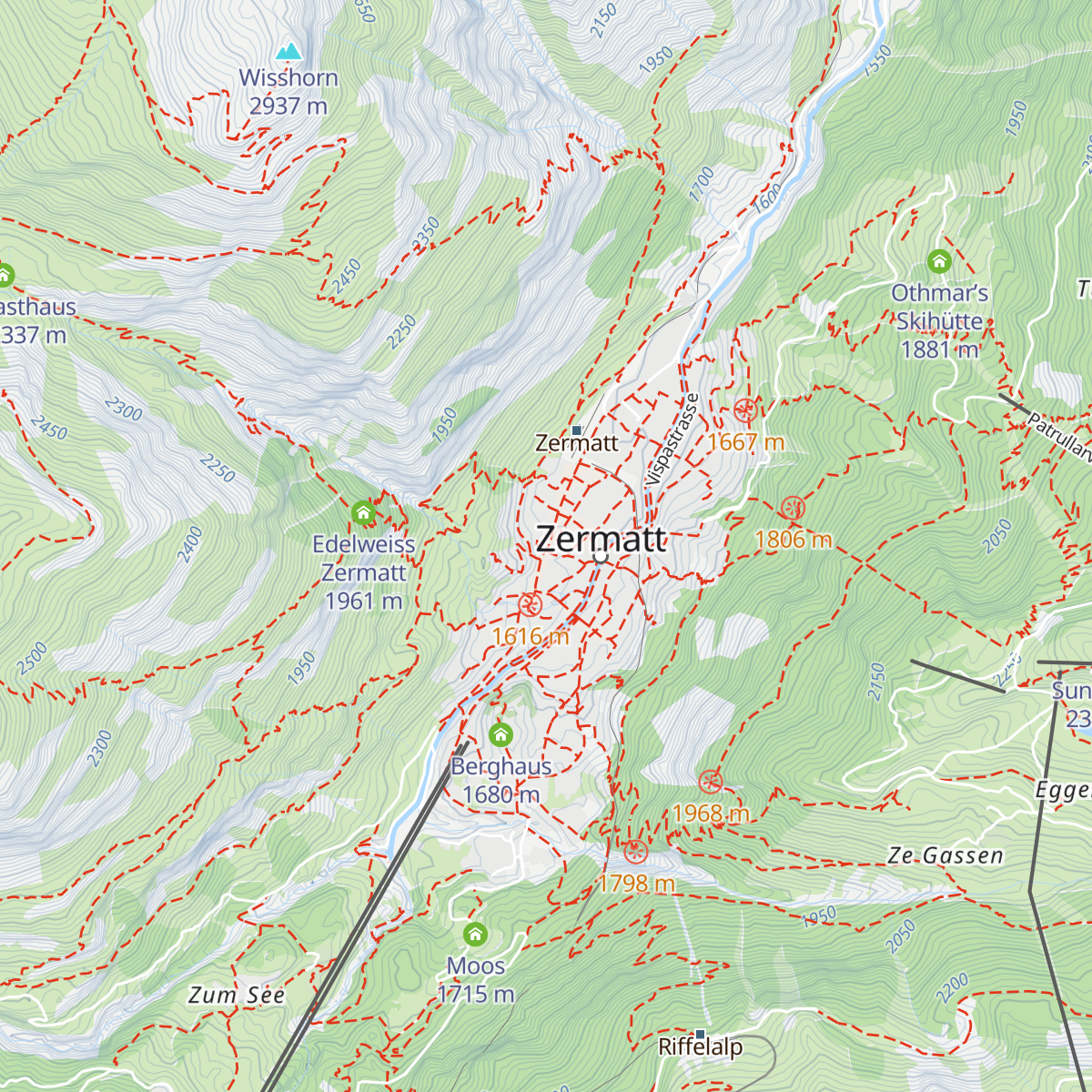 Snow & Alpine Centre map