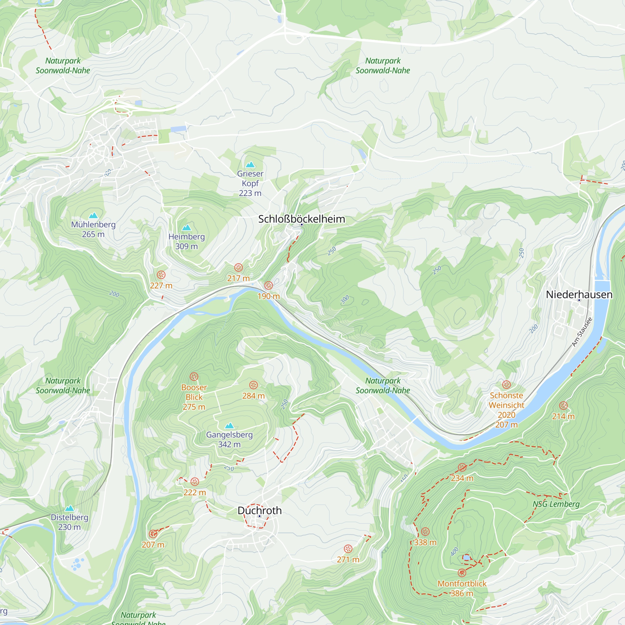 Schutzhütte Felsenberg map