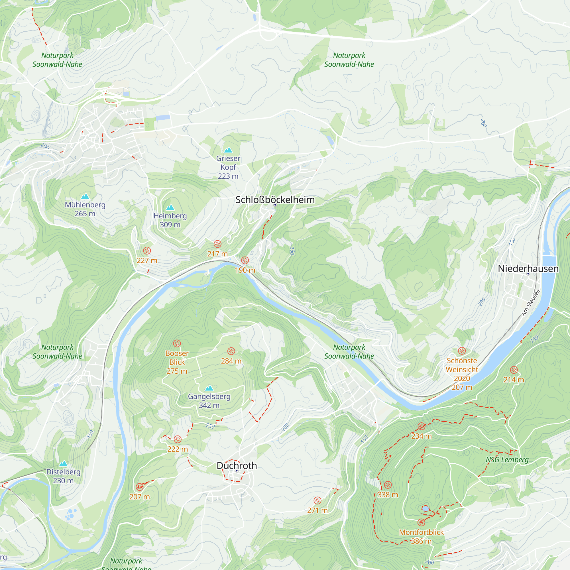Schutzhütte Felsenberg map